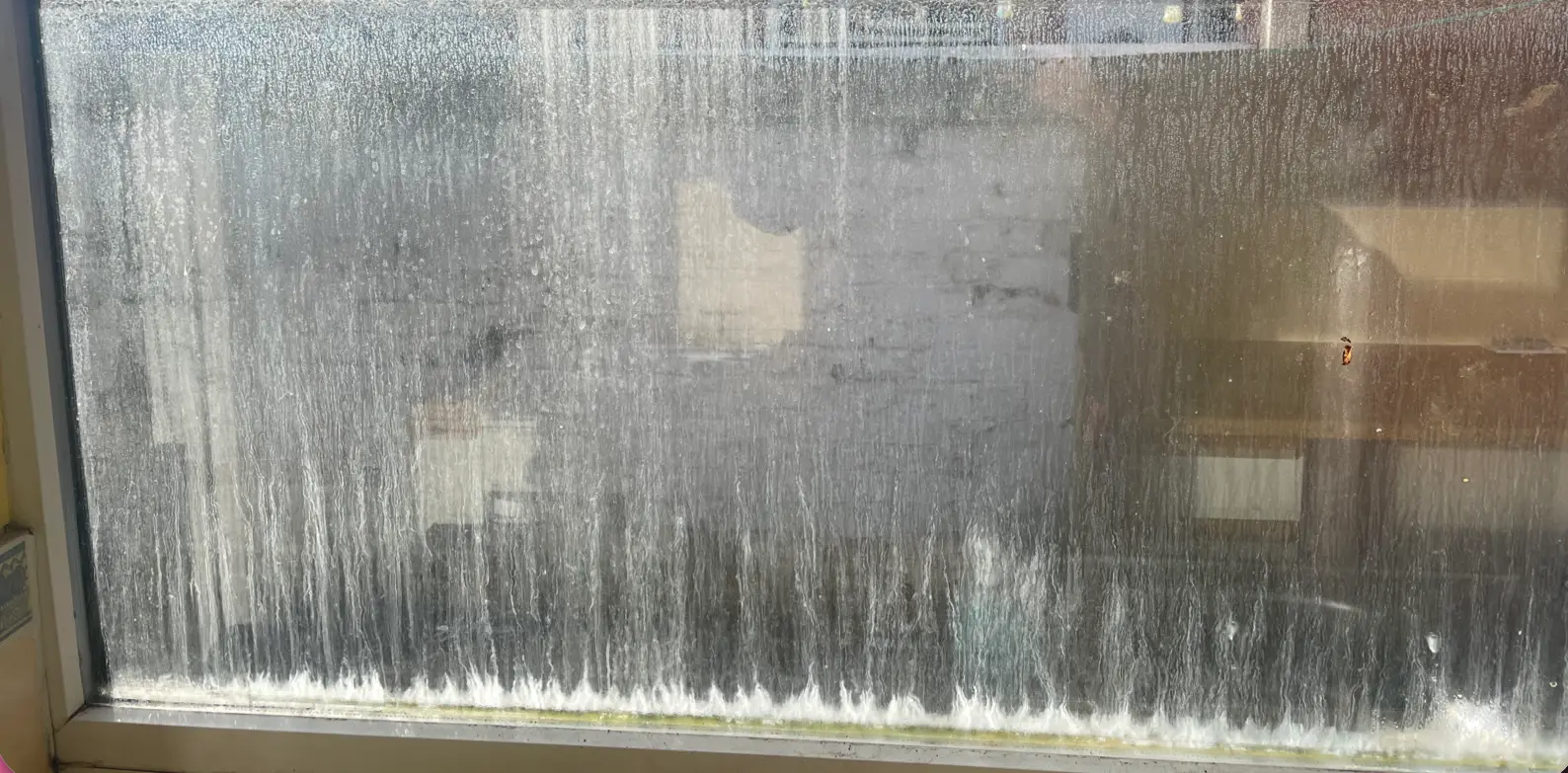 Misted up double glazing